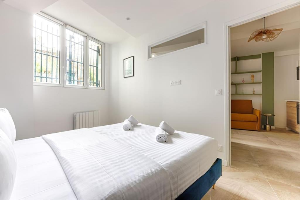 Apartmán Mykeypers - Chic & Cozy Flat 4P - Republique Paříž Exteriér fotografie